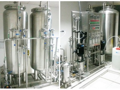 FOR PHARMACEUTICALS INDUSTRY: 2t/h Tow-stage Reverse Osmosis System