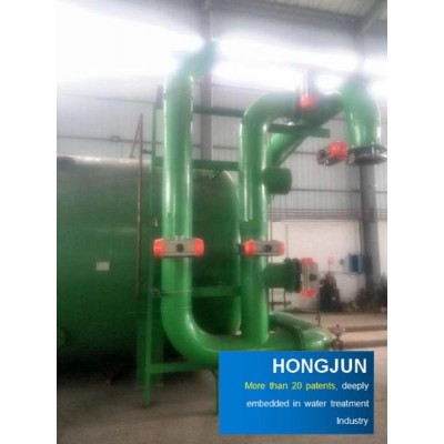 Commercial Sand Carbon Filter Carbon Steel Epoxy Paint Container PLC Control' />