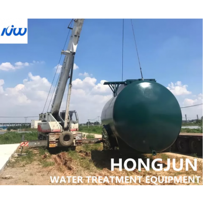 3000T/D Mobile Integrated Sewage Treatment Plant Machinery MB Easy To Install' />