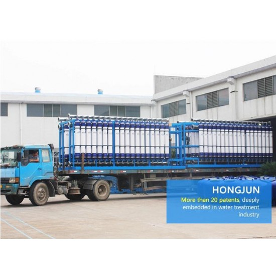 Alkaline Ultrafiltration Rain Water Desalination Purification Plant Ultra Filtration Filter System