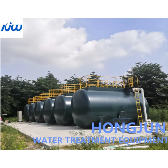 3000T/D Mobile Integrated Sewage Treatment Plant Machinery MB Easy To Install