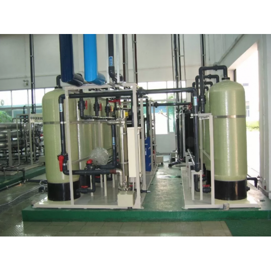 FRP 30 M3/H Na Mg2 Ca2 Ion Exchange Water Treatment Plant