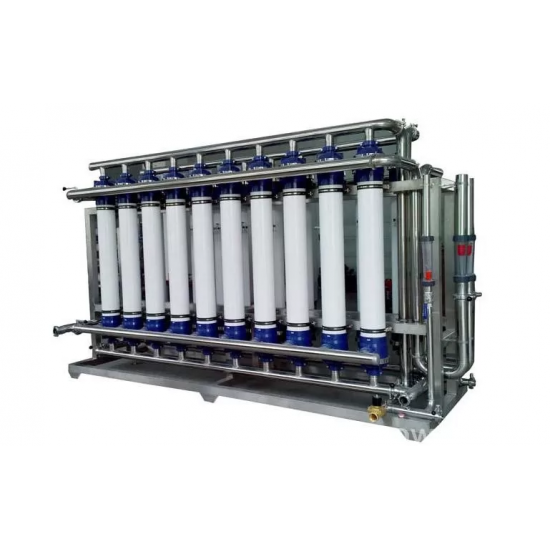 Hollow Fiber Ultrafiltration Machine 200-10000 Lph Capacity Easy Maintenance