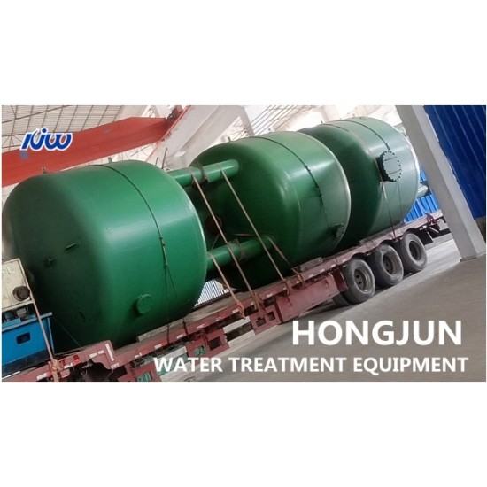 φ3000mm Large Filter Carbon Steel Sand / Carbon Filter Tank