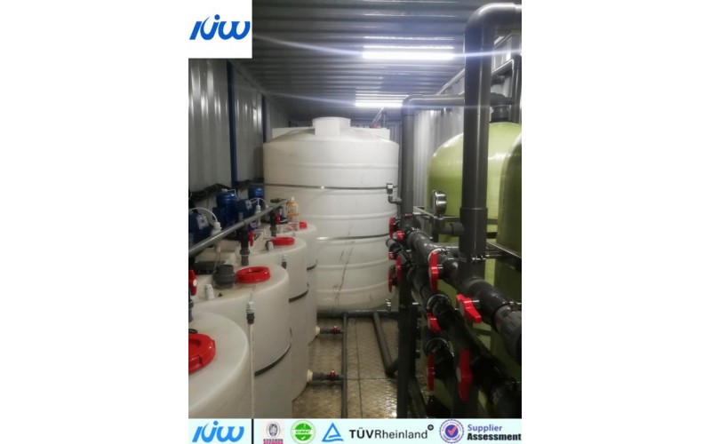 Container Integrated Water Purification System For Explosive Industrial Water